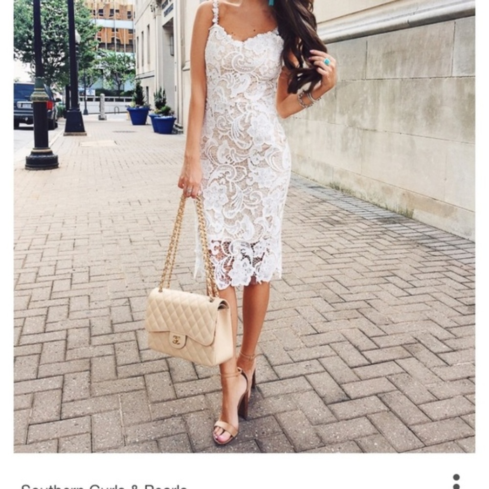 NWT Goodnight Macaroon Lace Dress XS